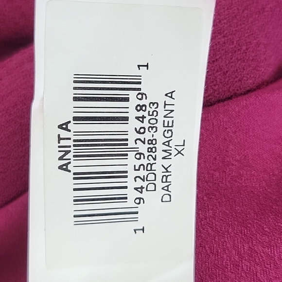 Dress The Population Anita Midi Dress Dark Magenta Size XL *ALTERED* - Picture 10 of 10